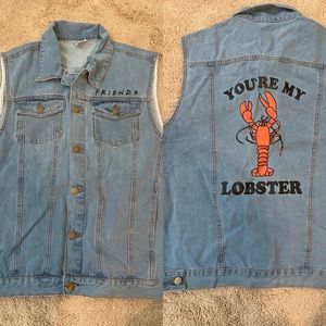 FRIENDS TV show denim vest